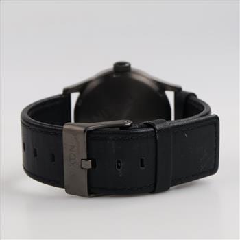 Nixon Sentry Leather Watch