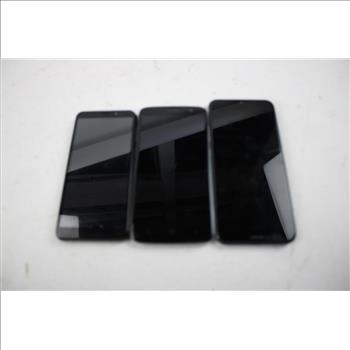 Nokia, Cloud Mobiile, & ZTE Cell Phone Lot, 3 Pieces, Sold For Parts