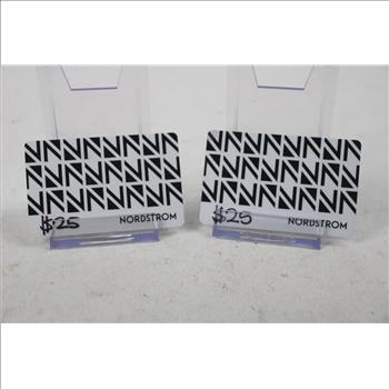 Nordstrom, Visa Gift Card, 4 Pieces