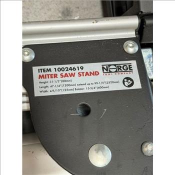 Norge Miter Saw Stand Item 10024619