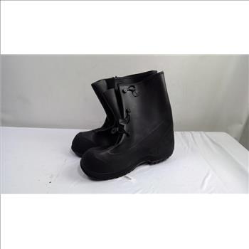 North Safety Waterproof Rubber Overboots, XL
