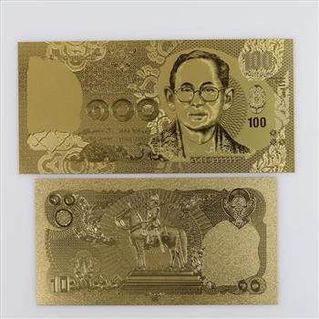Novelty Foil Collectible Thailand Souvenirs, 2 Piece