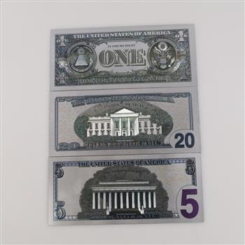 Novelty Foil Collectible US Souvenirs, 3 Pieces