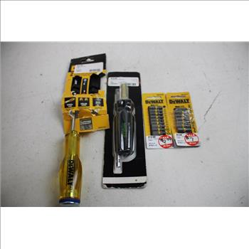 Nut Drivers, Screwdrivers, Bit Sets, 6 Pieces