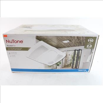 NuTone 110 CFM Ventilation Fan With Light & Heater