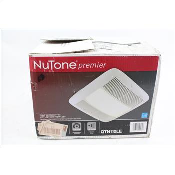 Nutone Premier Qtn110le Bathroom Ventilation Fan With Lights