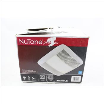 Nutone Premier Qtn110le Bathroom Ventilation Fan With Lights