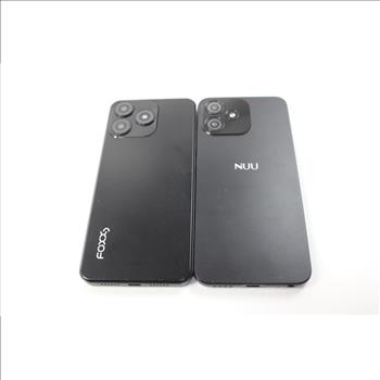 Nuu, Foxx Cell Phone Lot, 2 Pieces, Sold For Parts