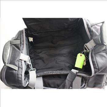 Oakley Black/grey Zipper Duffel Bag