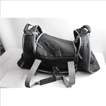 Oakley Black/grey Zipper Duffel Bag