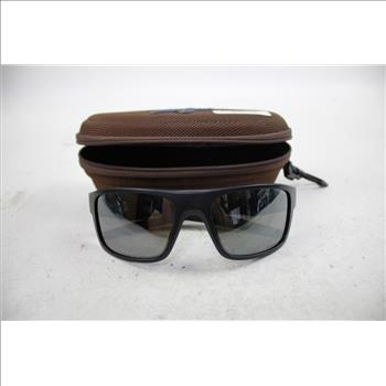 Oakley Men's Drop Point Rectangular Sunglasses With Maui Jim Case