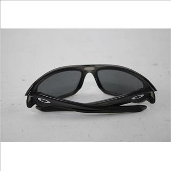 Oakley Valve Men's Polished Black Prescription Polarized Sunglasses