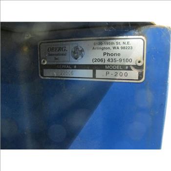 Oberg Oil Filter Press ***FLORIDA APPT ONLY***