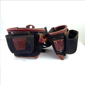 Occidental Leather Toolbelt With Nails, Tape Measure, And Bold Line Chalk Reel