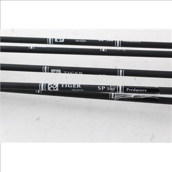 Octane Quiver With Tiger Archery Arrows, 6 Pieces