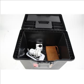 Office Depot Portable File Box, Security & Baby Monitors Bulk Lot, & A Women's Wallet 6 Pieces