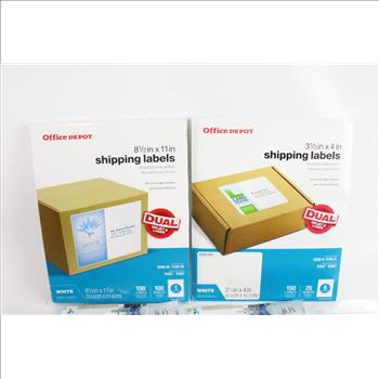 Office Depot Shipping Labels And More, 10+ Pieces