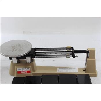 Ohaus Triple Beam Balance And Cen-tech Digital Scale