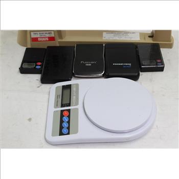 Ohaus Triple Beam Balance And Cen-tech Digital Scale