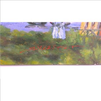 Oil Painting Of Bridge