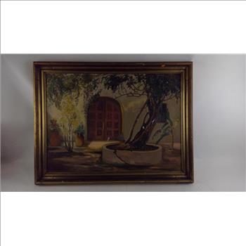 Oil Painting Of Doorway
