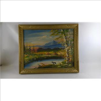 Oil Painting Riverside