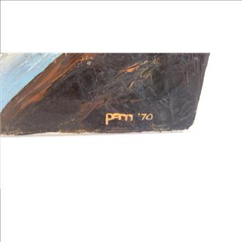 Oil Painting Rocky Beach