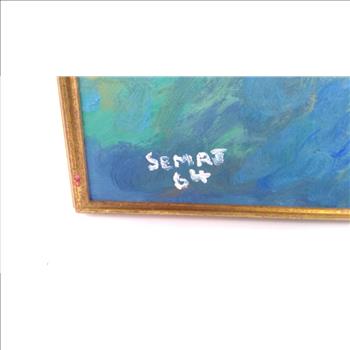 Oil Painting The Sun