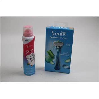 Olay Bar Soap, Secret Deoderant, Nivea Shower Gel, Razors, And More, 8 Pieces