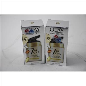 Olay Total Effects 7 In One Moisturizer With Sunscreen, 2 Pieces