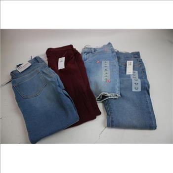 Old Navy Girls' Jeggings, Shirts Bulk Lot, 19 Pieces