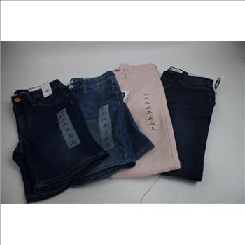 Old Navy Girls' Jeggings, Shirts Bulk Lot, 19 Pieces