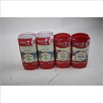 Old Spice Deodorant Twin Packs And Full-Body Cream, 5 Pieces