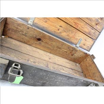 Old Vintage Military Storage Cases