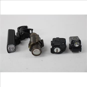 Olight, Serfas, And More Light Attachment Lot, 4 Pieces