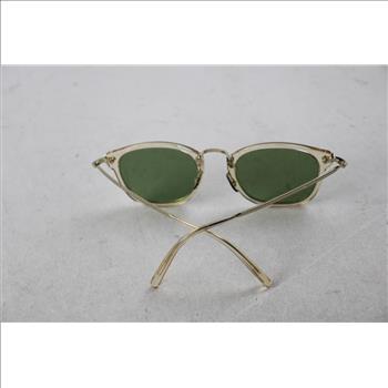 Oliver Peoples OP-506 Gold/Green Sunglasses