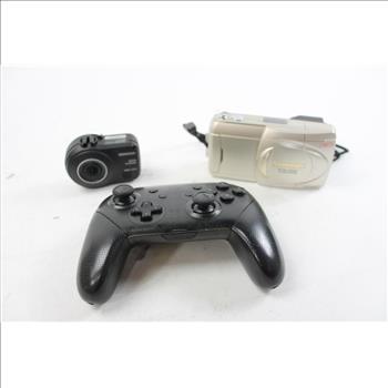 Olympus Digital Camera, Nintendo Switch Game Controller, Microvision DVD/CD/MP3 Player And More, 3+ Pieces