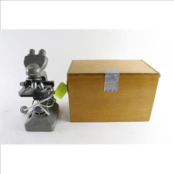 Olympus Microscope With Case