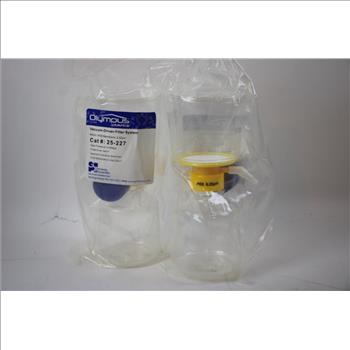 Olympus Plastics Vacuum-Driven Filter System Bulk Lot, 11 Pieces