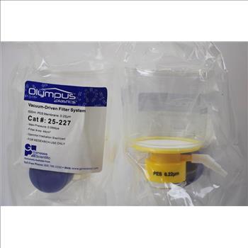 Olympus Plastics Vacuum-Driven Filter System Bulk Lot, 11 Pieces