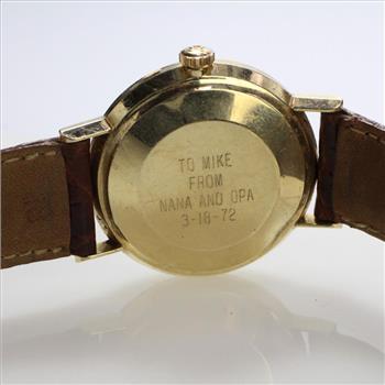 Omega 14k Gold Seamaster DeVille Watch