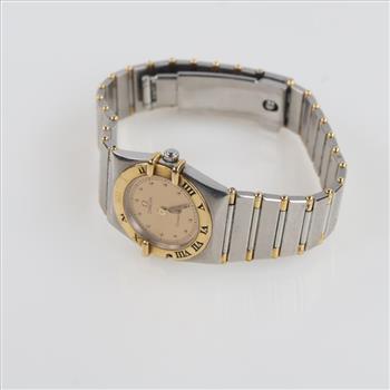 Omega 18kt Gold Accented Constellation Watch- Evaluated By Our Certified Gemologist-AGS/GIA
