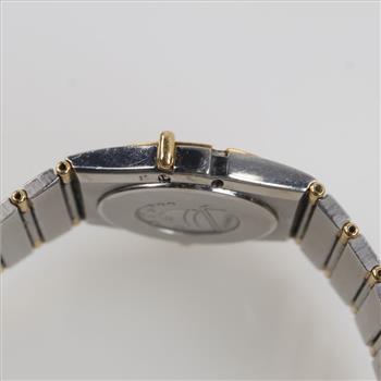 Omega 18kt Gold Accented Constellation Watch- Evaluated By Our Certified Gemologist-AGS/GIA