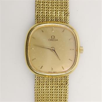 Omega 18kt Gold  Bracelet Watch
