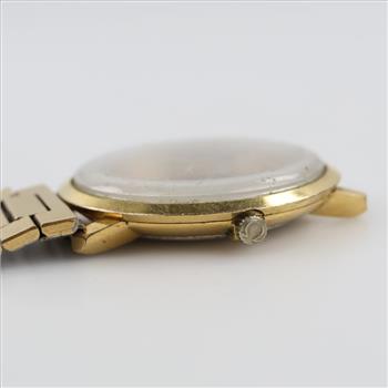 Omega 20kt GP DeVille Watch With Mismatched GP Band
