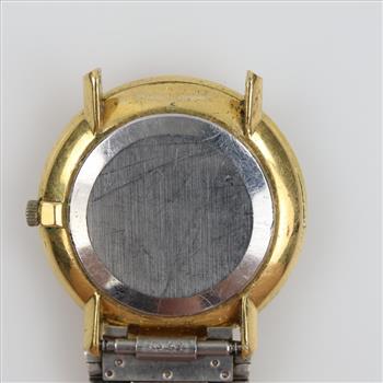Omega 20kt GP DeVille Watch With Mismatched GP Band