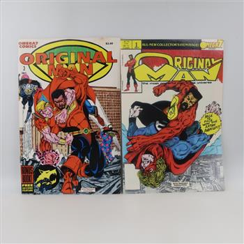 Omega 7 Original Man Comics, 2 Comics