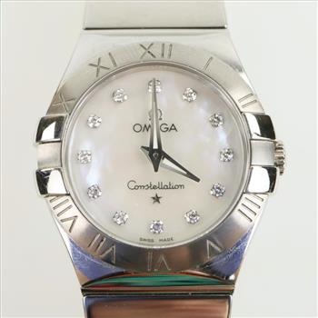 Omega Constellation M-O-P Dial Watch -Evaluated By Our Certified Gemologist - AGS / GIA
