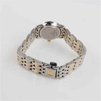 Omega DeVille 18kt Gold Accent Diamond Marker Watch- Evaluated By Our Certified Gemologist-AGS/GIA