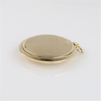 Omega Pocket Watch 14kt Gold Hunters Case Ultra Thin- Evaluated By Our Certified Gemologist-AGS/GIA